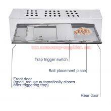 Indoor & Outdoor Humane Foldable Mouse Rodent Live Catch No Kill Trap Cage thumbnail-3