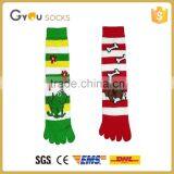 FASHION Winter Yoga Strip Five Toe Socks With Animal Shape Printing thumbnail-1