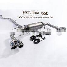 Car Exhaust for Alfa Romeo Giulia Stainless Steel Pipes Catback With Quad Double Tip thumbnail-1