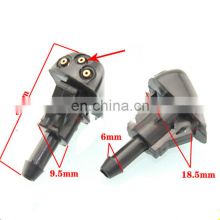 YT3888 Car Universal Windshield Washer Sprinkler Head Wiper Fan Shaped Spout Cover Water Outlet Nozzle
