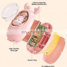 Wholesale Hand Warmer 6500mah Power Bank Portable Pocket Rechargeable Silicone Hand Warmer for Christmas Gifts thumbnail-4