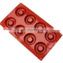 Best Selling Non-Stick Safe Baking Donuts Pan 8 Cavity Silicone Mold