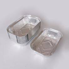 650ml Disposable Rectangle Deep Aluminum Foil Tray thumbnail-2