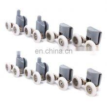 Bathroom Replacement Parts Double Twin Top / Bottom Shower Door Wheels Shower Door Rollers thumbnail-2