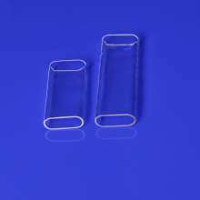 Secondary Processing Molding No Seam Square Quartz Glass Tubes Oval Tube thumbnail-3