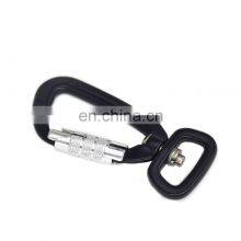 Safety Spring Carabiner Hook for Dog Leashes, Hiking Carabiner,wholesale Camping Sling Swivel Lock Carabiner Hook With Twist Loc thumbnail-1