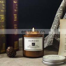 Indoor Brown Bottle Air Purification Aromatherapy Velas Para Decoracion Candles & Home Fragrance With Lid For Home Decor thumbnail-3