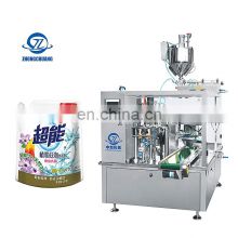 China Special Shaped Bag Doy Filling Sealing Dishwashing Clean Liquid Laundry Detergent Stand Up Pouch Packing Machine