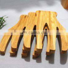 Amazon Hot Sale Salad Claws Set Multifunctional Hotel Restaurant 2 Pieces Bamboo Salad Hands thumbnail-4