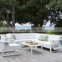 Modern Outdoor Furniture Garden Sofa Set Furniture Aluminum Patio Furniture Set Outdoor Sofa Set Sectional Couches Sofa Bench