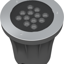 Outdoor inground spotlight waterproof ip66 housing stainless steel rgb recessed underground light