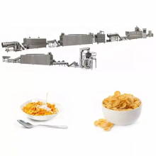 Different capacity corn flakes extruding making machine breakfast cereal corn flakes production line