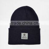 Custom Acrylic Watch Beanie Hat Blank Woven Label Logo thumbnail-5