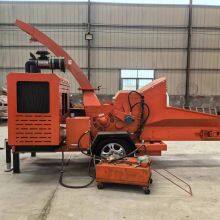 Factory Direct Large Mobile Branch Wood Chipper Garden Tree Crusher With Motor Used for Farm Construction Life-Long Maintenance thumbnail-6