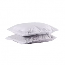 Soft and Breathable Non-woven Eco-Friendly Disposable Pillow Cover With CE ISO Certification Universal Fit for Hospital Use for Airline Use BOLI thumbnail-5