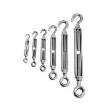 Factory Open Body Stainless Steel Eye Hook Turnbuckle Wire Rope Tensioner Adjustable Turnbuckle thumbnail-1