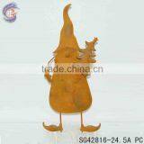 Rust Metal Garden Gnomes for Decor thumbnail-2