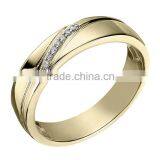 New Gold Ring Models for Men, Latest Gold Finger Ring Designs, Fashion Men Jewelry 18k Gold Diamond Rings thumbnail-1