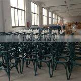 RCH-4002 French Style Rattan Wood Solid Oak Cross Back Chair Quality Choice thumbnail-1