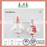 Red and White Santa Christmas Wreath thumbnail-6