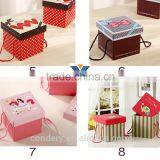 2016 OEM High Quality Custom Cardboard Paperboard Cake Gift Favour Boxes for Weddings Quality Choice Most Popular thumbnail-2