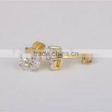 Hot Direct Sale Fashion White Zircon 925 Silver Single Stone Earring Designs thumbnail-2