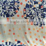 Colorful Polka Dot Pattern Women Ladies Cotton Linen Prayer Shawl thumbnail-4