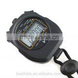 LCD Chronograph Digital Sport Stopwatch Handheld Timer Stopwatch With Strap thumbnail-3