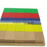 Preschool Educational Teaching Aids Wooden Toy 25pcs Cubes With Tray Education Sets thumbnail-2