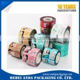 Printing plastic aluminium foil hotel shampoo in sachet/plastic shampoo sachets packaging