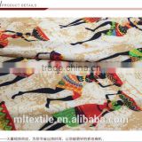 Ethnic Stretch Satin Printed Fabrics thumbnail-3