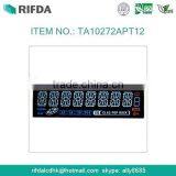 TN 14 segment alphanumeric lcd display screen module for vehicle