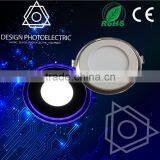 New Design Multicolor LED Panel Lamp Aluminum CE RoHS Best Selling 6W 9W 12W 18W 20W