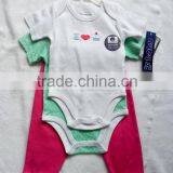 High Quality 3pcs Baby Clothes Sets Infant Clothes Sets (in Stock) thumbnail-3
