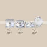 Exquisite Design Cosmetic Container Acrylic Cream Jars Bottle Cosmetic Round Acryl 15g 30g 50g