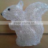 3D LED Christmas Battery Acrylic Squirrel Motif Light