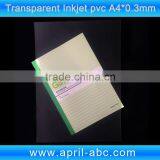 A4 Pvc Transparent Inkjet Printing Sheet thumbnail-1