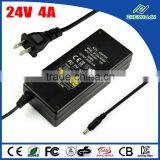 High Efficiency Battery Charger 24V 4A 96W Power Adapter for 2 Wheel Hoverboard thumbnail-1