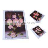 5D Diy Diamond Painting Cross Stitch Rose Flower Diamond Embroidery Resin Round Diamond Crafts Wall Sticker Blue Rose Home Decor thumbnail-3