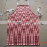 cheap BBQ apron &cotton apron for kitchen and promotion white bib apron with printing -72