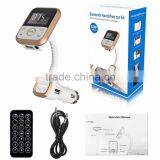 Car Kit Wireless Bluetooth FM Transmitter MP3 Player SD USB + Remote Handsfree thumbnail-3