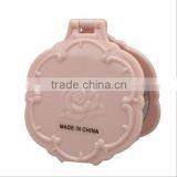 Factory Directly Pink Flower Shape Plastic Folding Pocket Mirror thumbnail-2