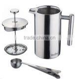 Hot-Sale Double Wall Stainless Steel French Coffee Press thumbnail-3