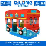 Kids bus soft electric playground equipment