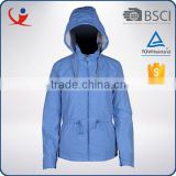 Custom women china waterproof polyester fabric making for down jacket