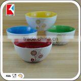 China Factory Color Glaze Custom Logo Salad Stoneware Bowl Noodle Ceramic Soup Bowl thumbnail-2