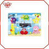 For Kids Toy Education Marine Life & Vehicles & Chunky Farm Peg Wooden Puzzle Quality Choice thumbnail-4