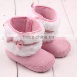 New White Bownot Design Baby Girls Boots Winter Warm Snow Boots For Girls Quality Choice thumbnail-3
