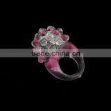 Clear Crystal Wedding Finger Ring Design thumbnail-2