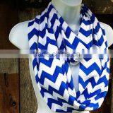 Wholesale Baby Scarf Baby Cotton Scarf Baby Navy Chevron Scarf thumbnail-1